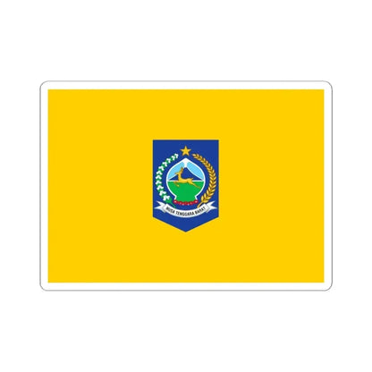 Flag of West Nusa Tenggara Indonesia - STICKER Vinyl Kiss-Cut Decal 6 Inch White - The Sticker Space