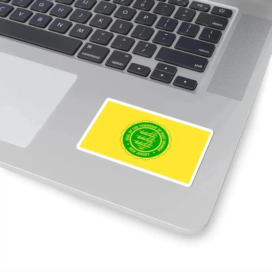 Flag of West Orange New Jersey (United States) STICKER Vinyl Kiss-Cut Decal - The Sticker Space