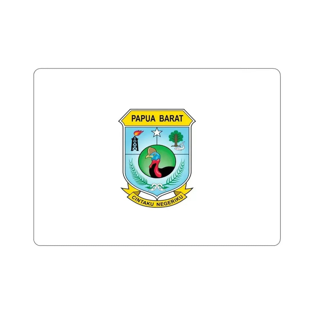 Flag of West Papua Indonesia STICKER Vinyl Die-Cut Decal - The Sticker Space