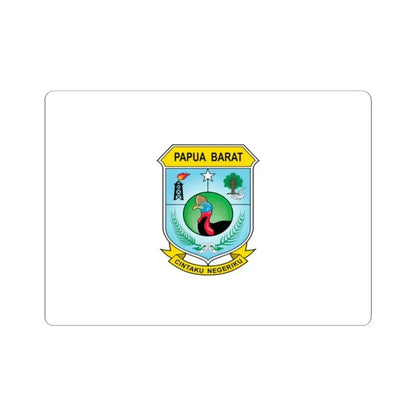 Flag of West Papua Indonesia - STICKER Vinyl Kiss-Cut Decal 2 Inch White - The Sticker Space