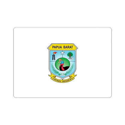 Flag of West Papua Indonesia - STICKER Vinyl Kiss-Cut Decal 4 Inch White - The Sticker Space