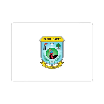 Flag of West Papua Indonesia - STICKER Vinyl Kiss-Cut Decal 6 Inch White - The Sticker Space