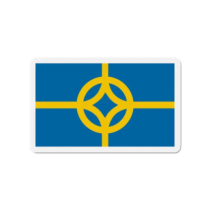 Flag of West Plains Missouri - Refrigerator Magnet 3 Inch - The Sticker Space