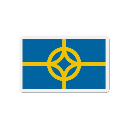 Flag of West Plains Missouri - Refrigerator Magnet 4 Inch - The Sticker Space