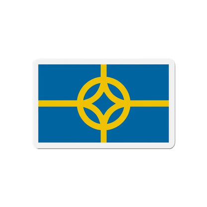 Flag of West Plains Missouri - Refrigerator Magnet 6 Inch - The Sticker Space