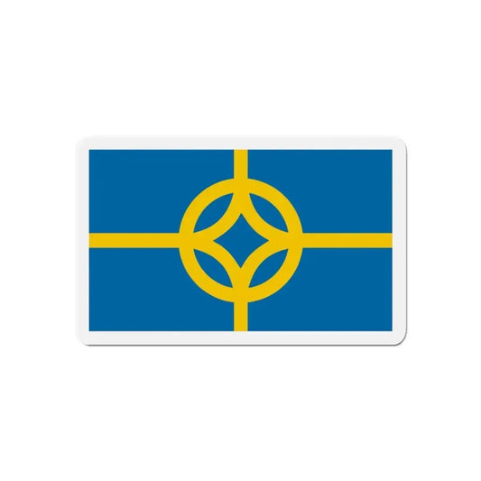 Flag of West Plains Missouri - Refrigerator Magnet 6 Inch - The Sticker Space