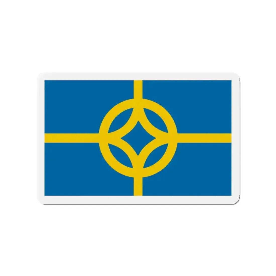 Flag of West Plains Missouri - Refrigerator Magnet - The Sticker Space