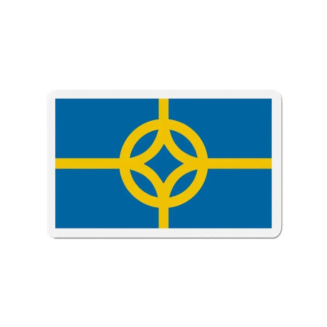 Flag of West Plains Missouri - Refrigerator Magnet - The Sticker Space