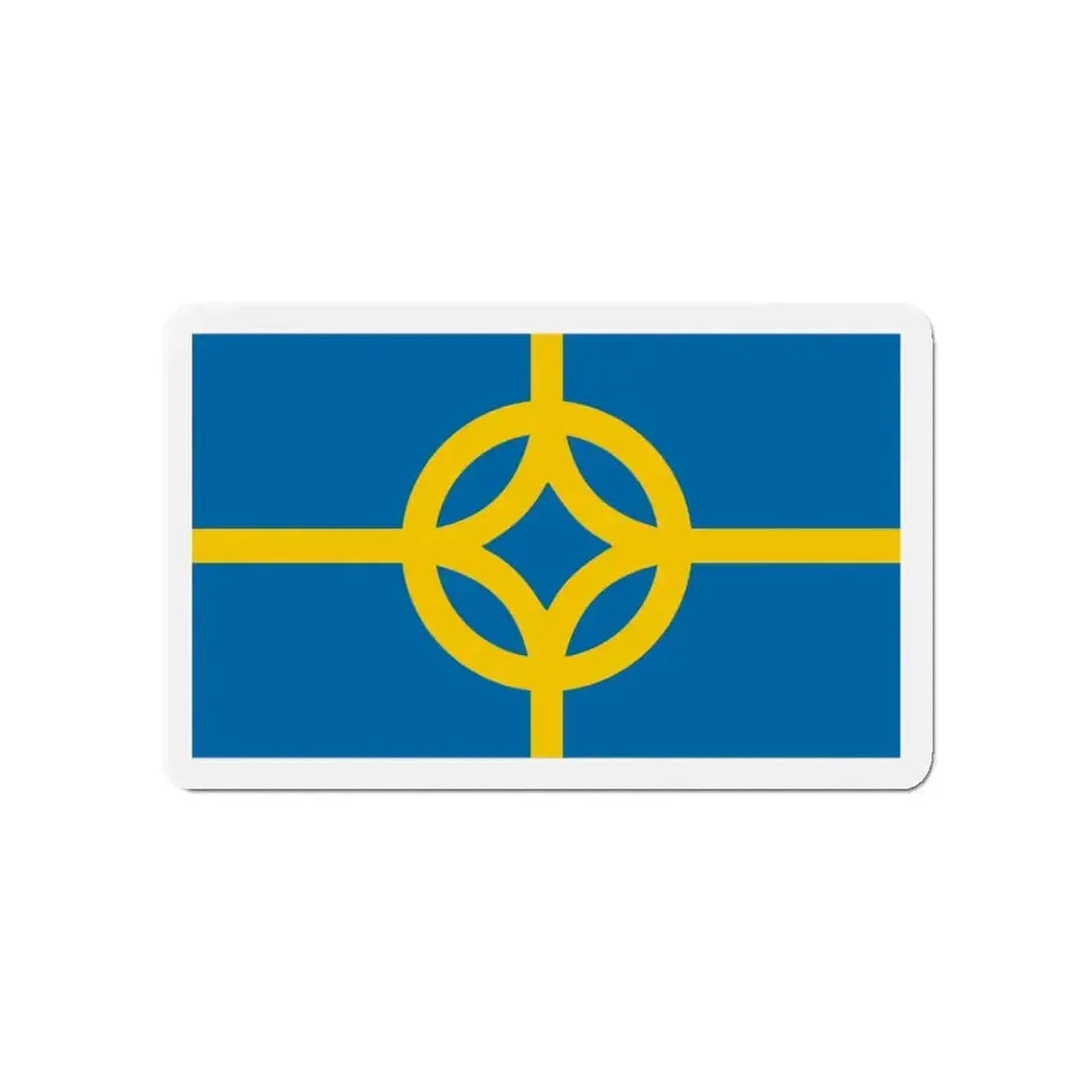 Flag of West Plains Missouri - Refrigerator Magnet - The Sticker Space