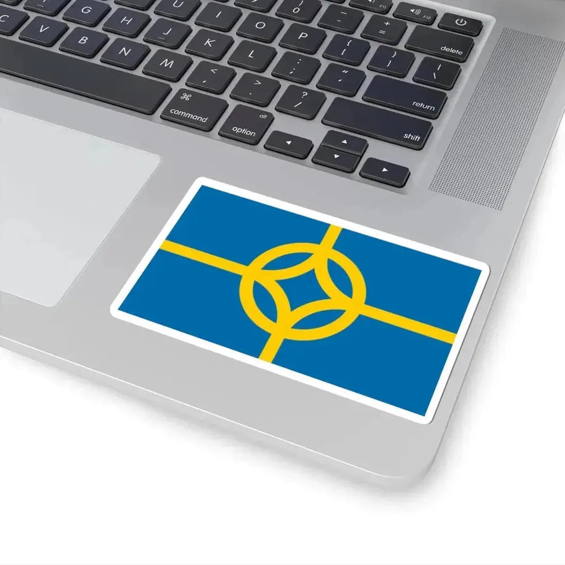 Flag of West Plains Missouri (United States) STICKER Vinyl Kiss-Cut Decal - The Sticker Space