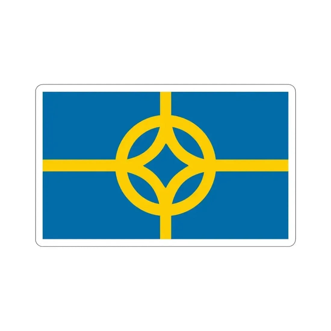 Flag of West Plains Missouri USA STICKER Vinyl Die-Cut Decal 3 Inch - The Sticker Space