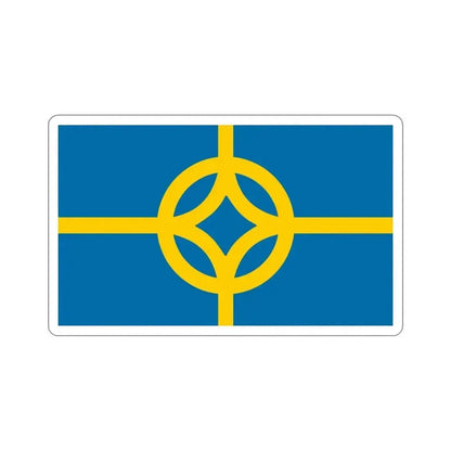 Flag of West Plains Missouri USA STICKER Vinyl Die-Cut Decal 4 Inch - The Sticker Space