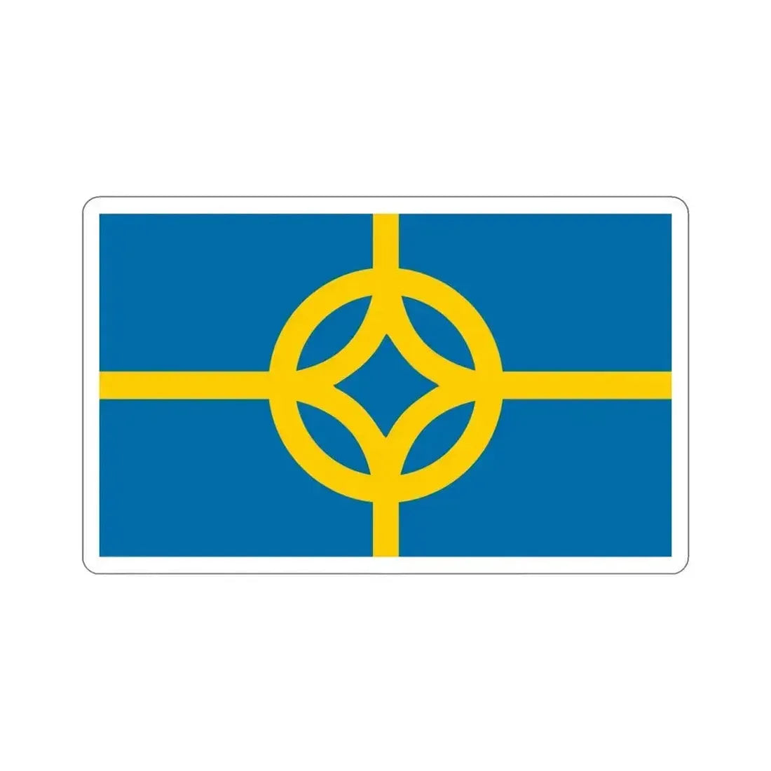 Flag of West Plains Missouri USA STICKER Vinyl Die-Cut Decal 5 Inch - The Sticker Space