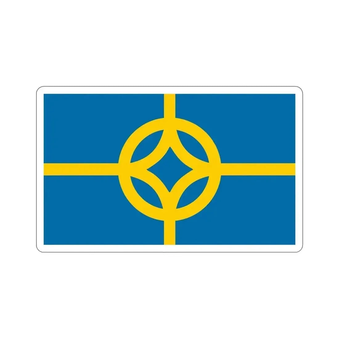 Flag of West Plains Missouri USA STICKER Vinyl Die-Cut Decal 6 Inch - The Sticker Space