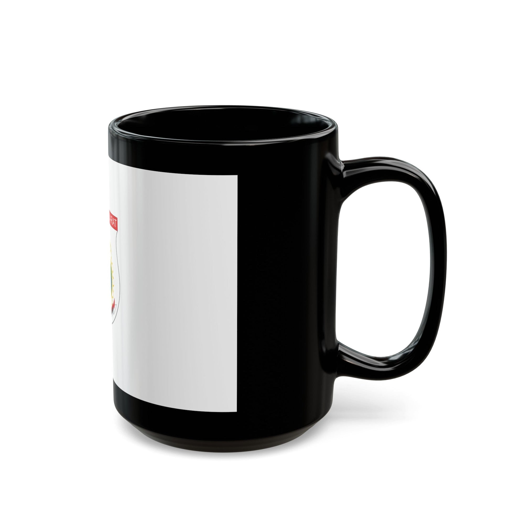 Flag of West Sulawesi Indonesia - Black Coffee Mug-The Sticker Space