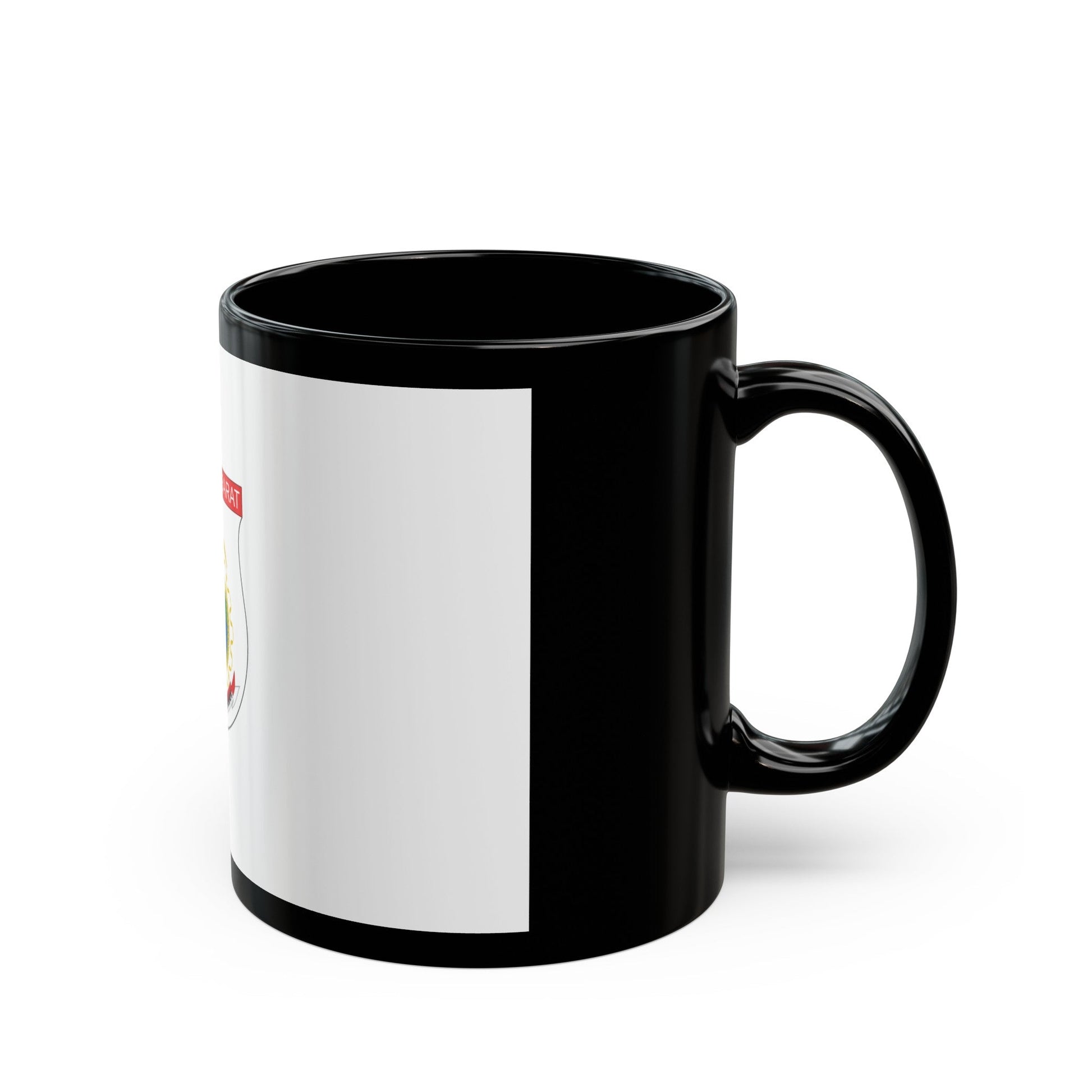 Flag of West Sulawesi Indonesia - Black Coffee Mug-The Sticker Space