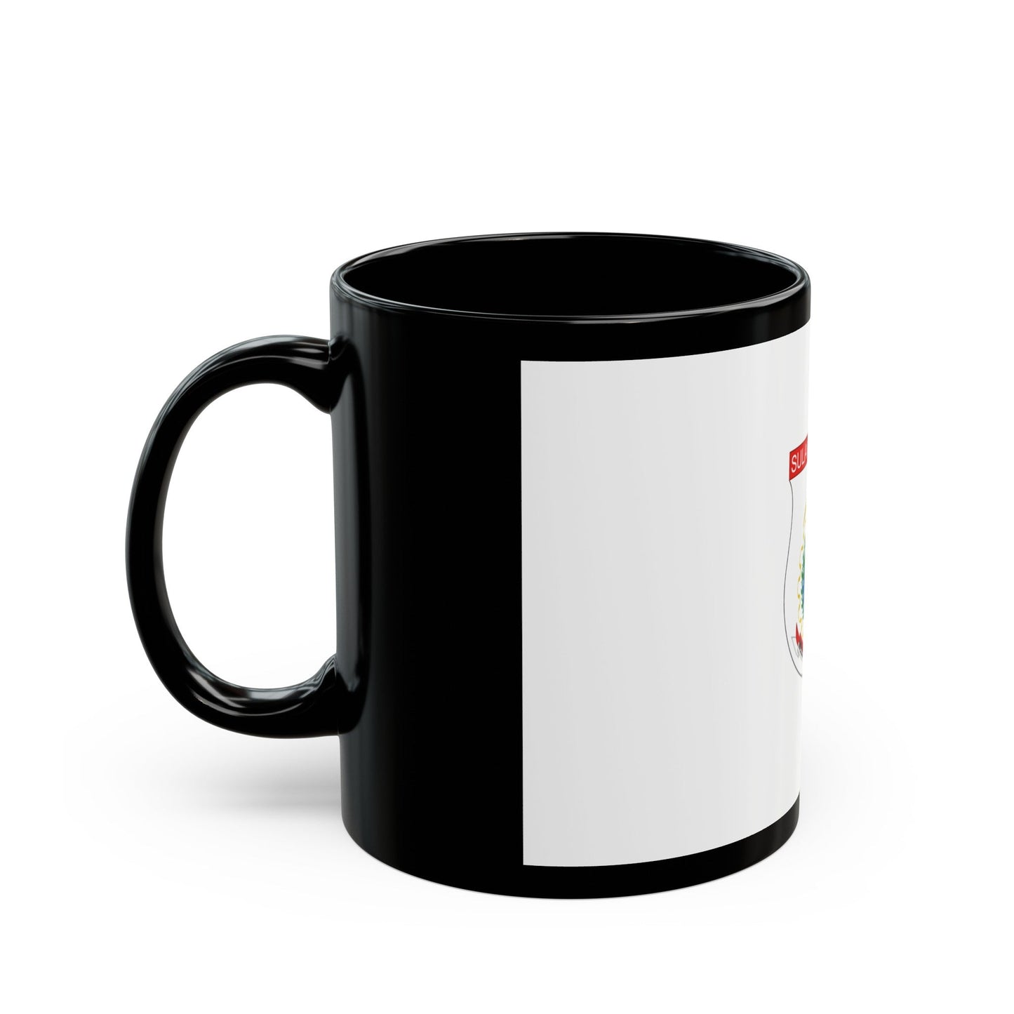 Flag of West Sulawesi Indonesia - Black Coffee Mug-The Sticker Space