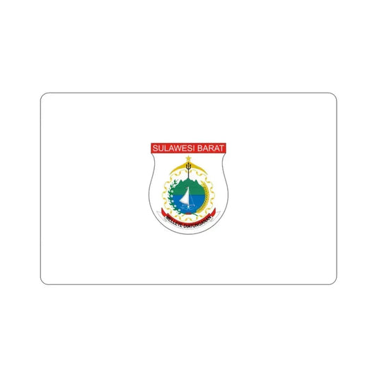 Flag of West Sulawesi Indonesia STICKER Vinyl Die-Cut Decal 2 Inch - The Sticker Space