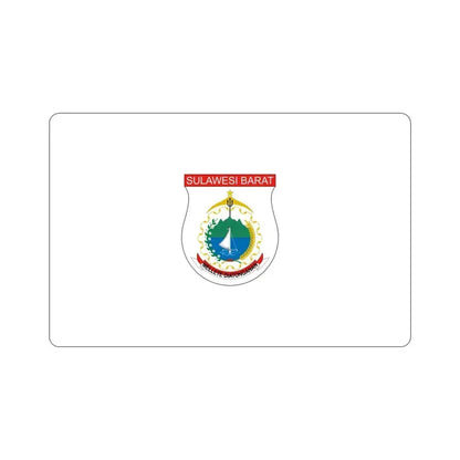 Flag of West Sulawesi Indonesia STICKER Vinyl Die-Cut Decal 4 Inch - The Sticker Space