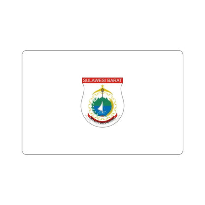 Flag of West Sulawesi Indonesia STICKER Vinyl Die-Cut Decal 4 Inch - The Sticker Space