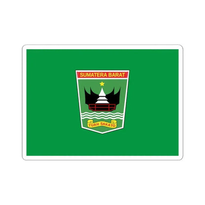 Flag of West Sumatra Indonesia - STICKER Vinyl Kiss-Cut Decal 6 Inch White - The Sticker Space