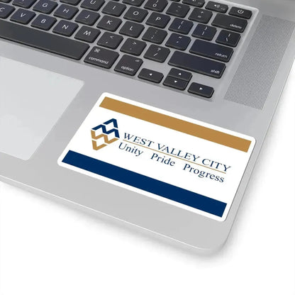 Flag of West Valley City Utah (United States) STICKER Vinyl Kiss-Cut Decal - The Sticker Space