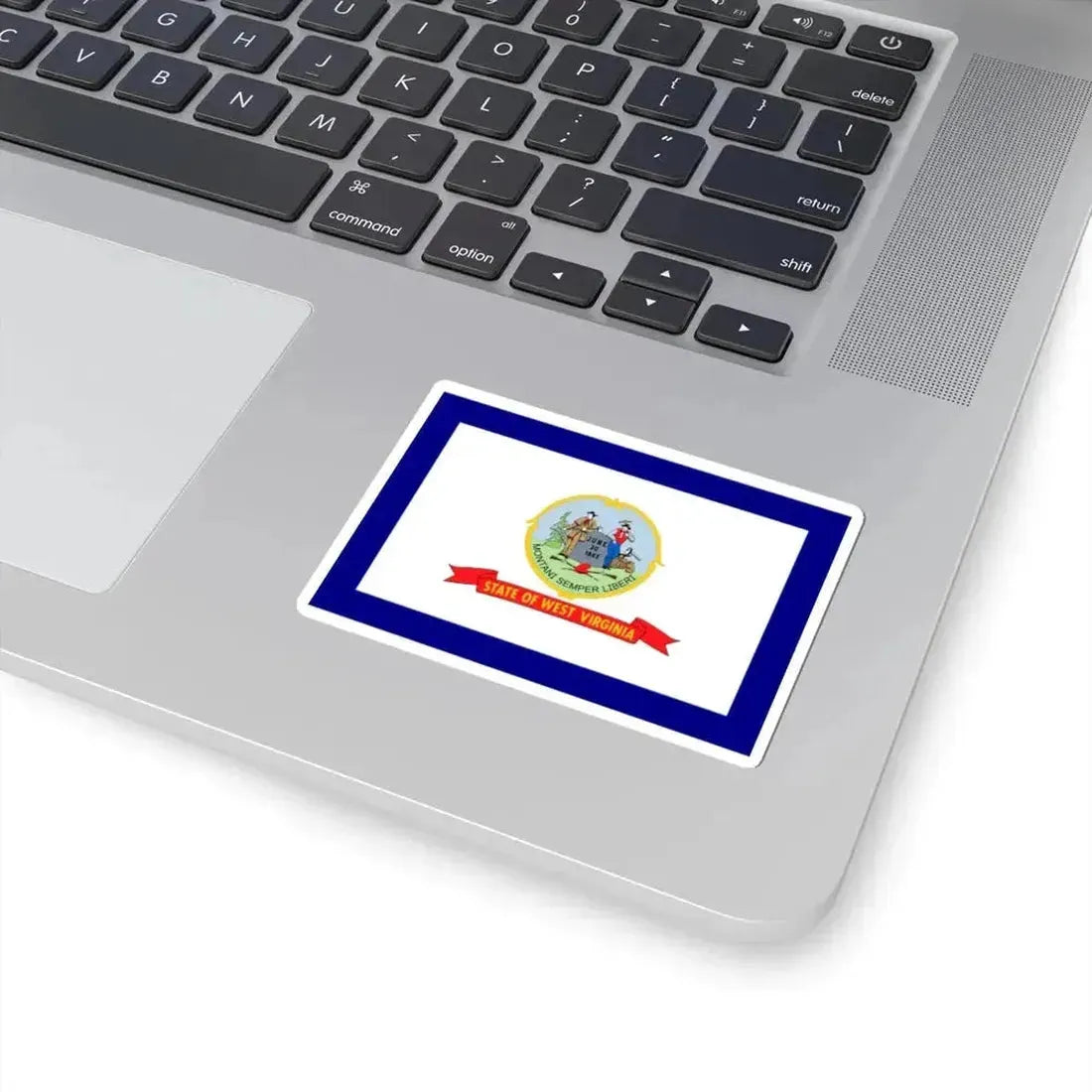 Flag of West Virginia 1907-1929 (United States) STICKER Vinyl Kiss-Cut Decal - The Sticker Space