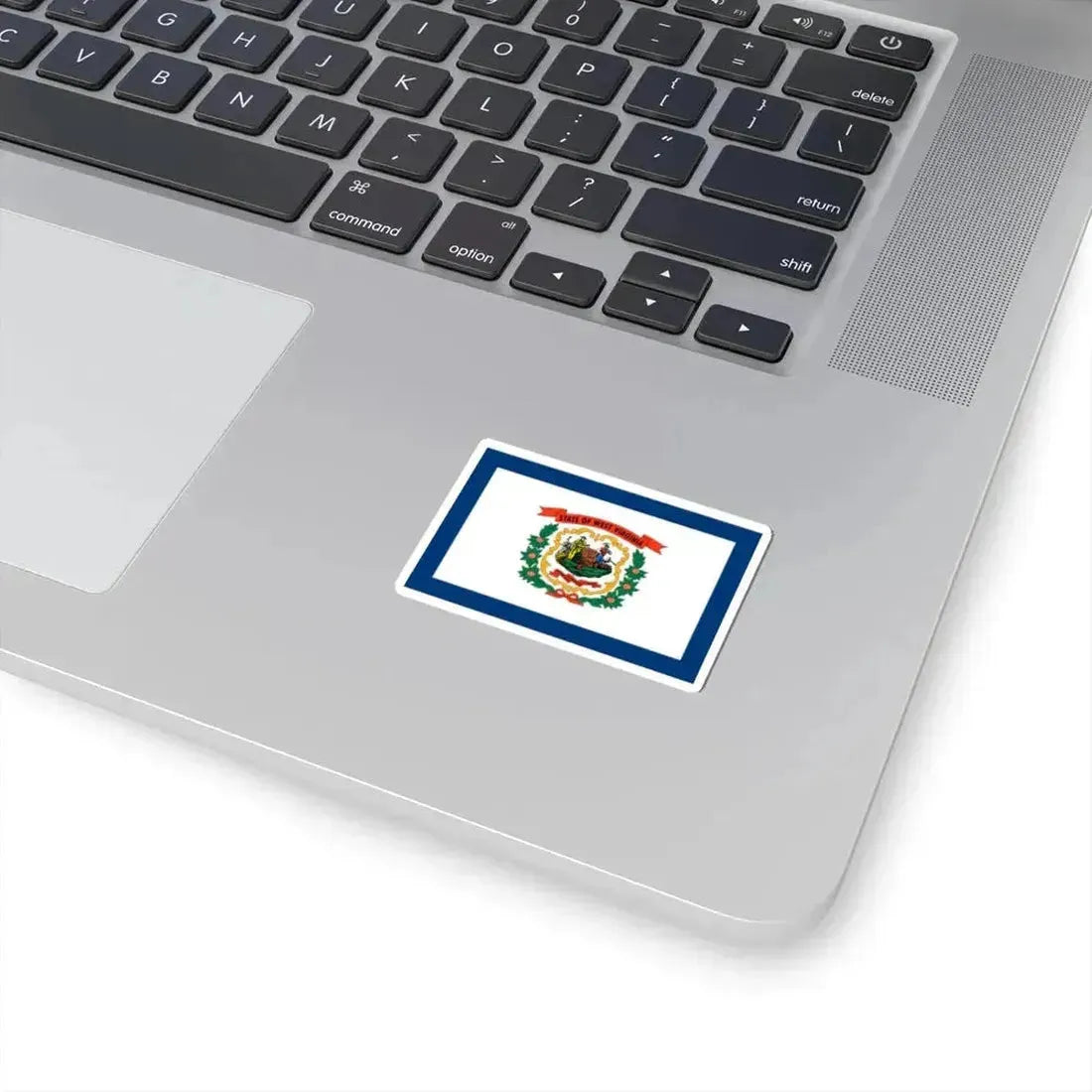 Flag of West Virginia 3-2 (United States) STICKER Vinyl Kiss-Cut Decal - The Sticker Space