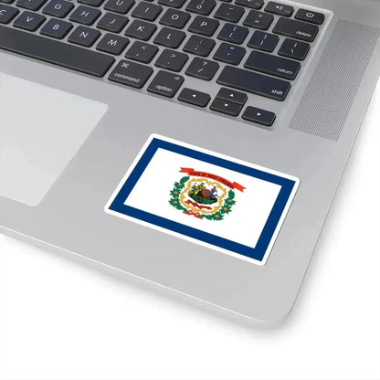 Flag of West Virginia 3-2 (United States) STICKER Vinyl Kiss-Cut Decal - The Sticker Space