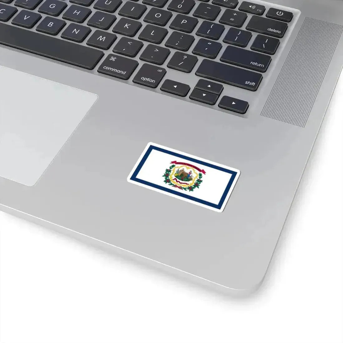 Flag of West Virginia (United States) STICKER Vinyl Kiss-Cut Decal - The Sticker Space