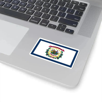 Flag of West Virginia (United States) STICKER Vinyl Kiss-Cut Decal - The Sticker Space