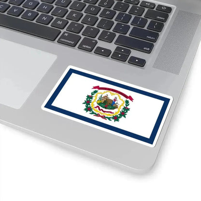 Flag of West Virginia (United States) STICKER Vinyl Kiss-Cut Decal - The Sticker Space