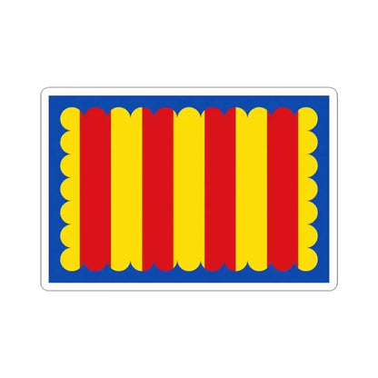 Flag of Westerlo (Belgium) STICKER Vinyl Kiss-Cut Decal 3 Inch White - The Sticker Space