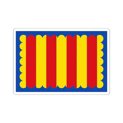 Flag of Westerlo (Belgium) STICKER Vinyl Kiss-Cut Decal 6 Inch White - The Sticker Space