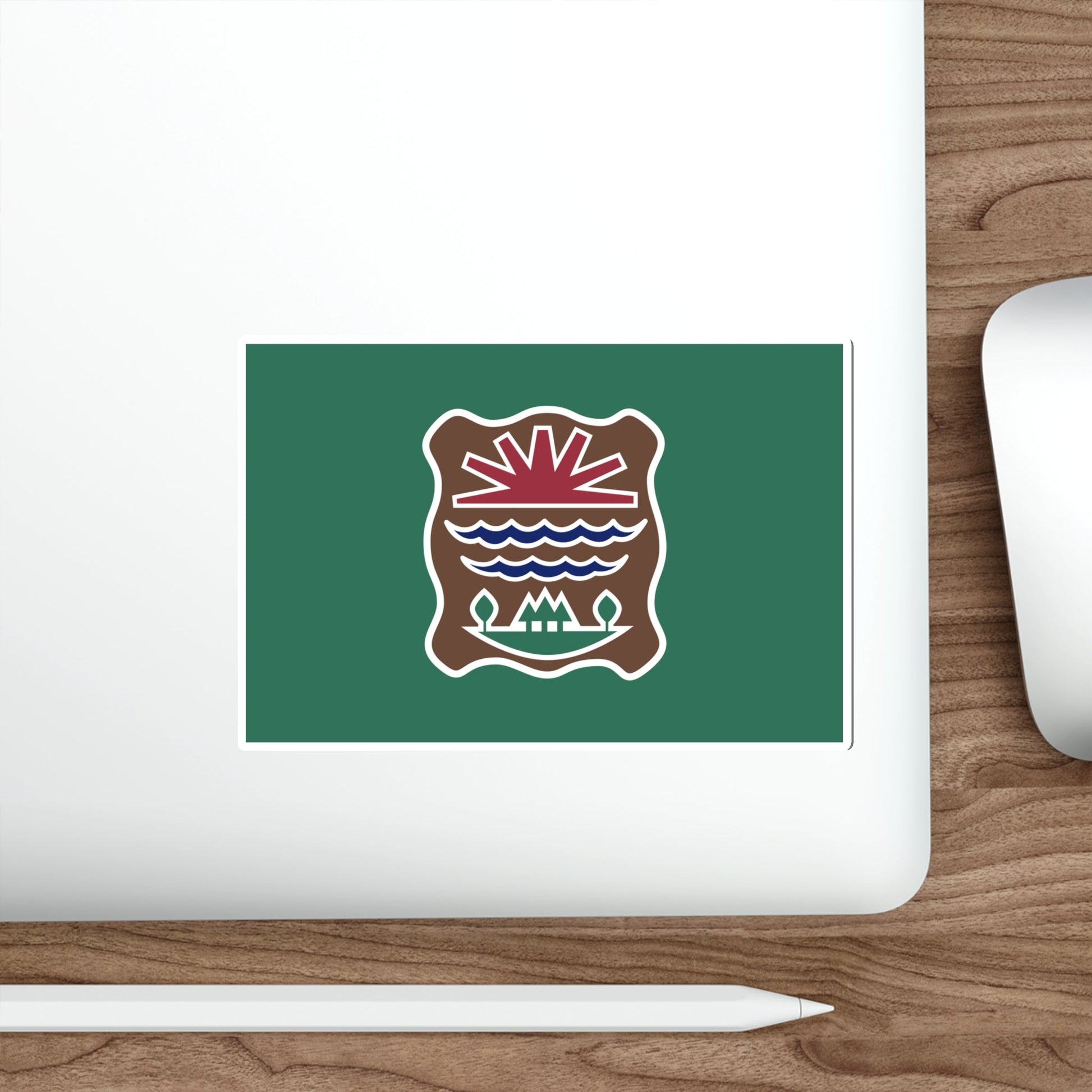 Flag of Western Abenaki STICKER Vinyl Die-Cut Decal-The Sticker Space