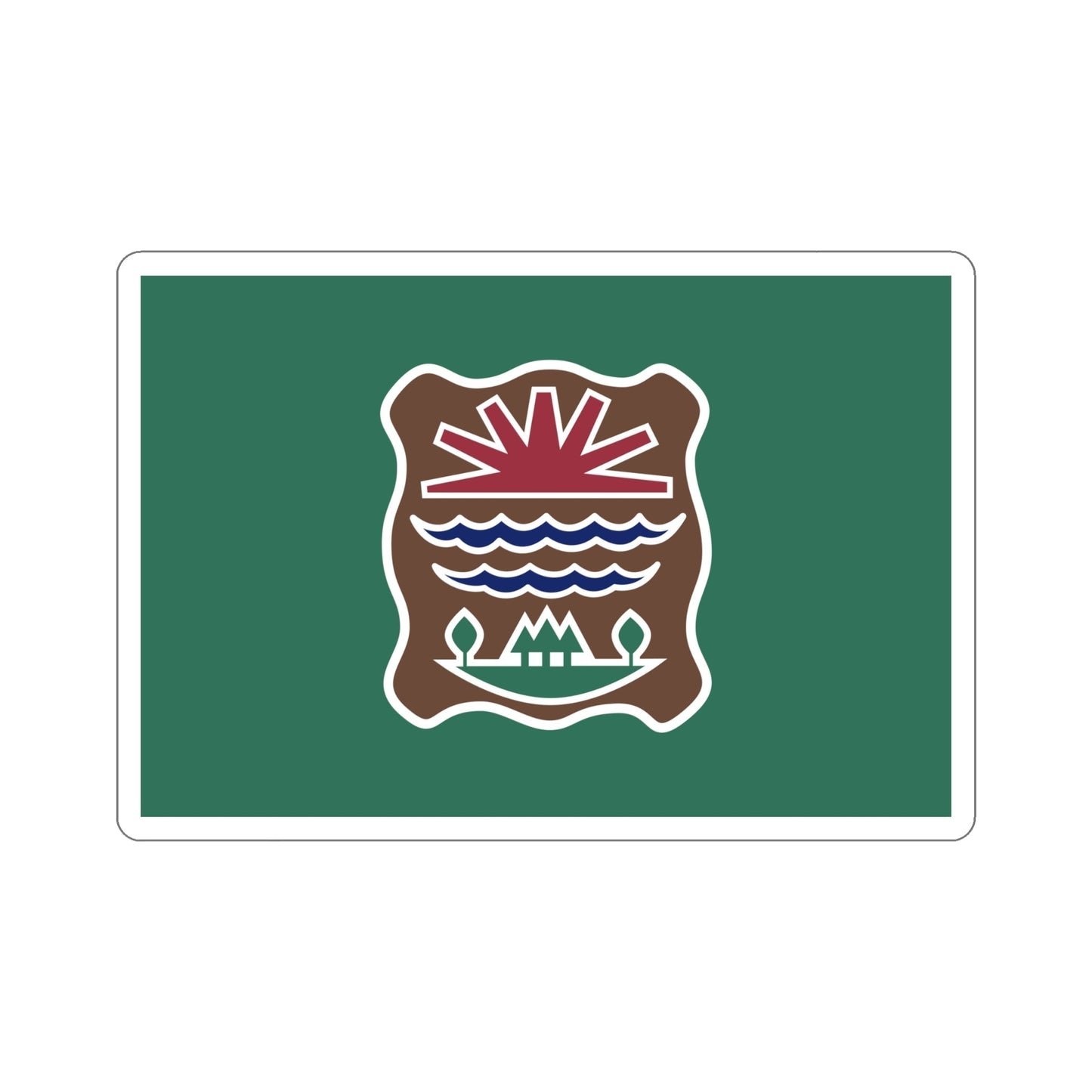 Flag of Western Abenaki STICKER Vinyl Die-Cut Decal-6 Inch-The Sticker Space