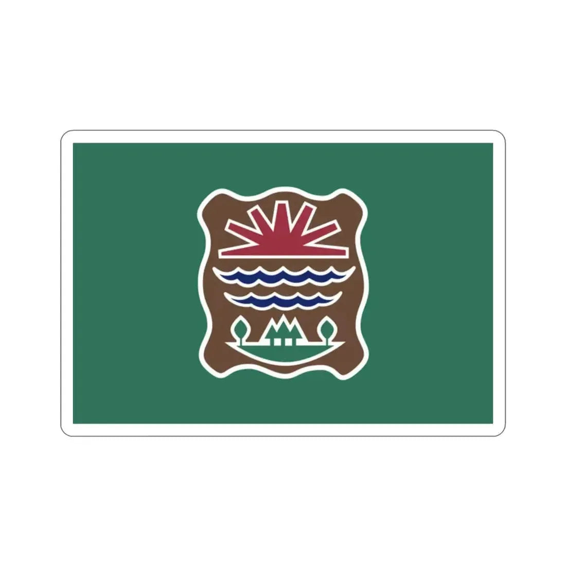 Flag of Western Abenaki STICKER Vinyl Die-Cut Decal - The Sticker Space