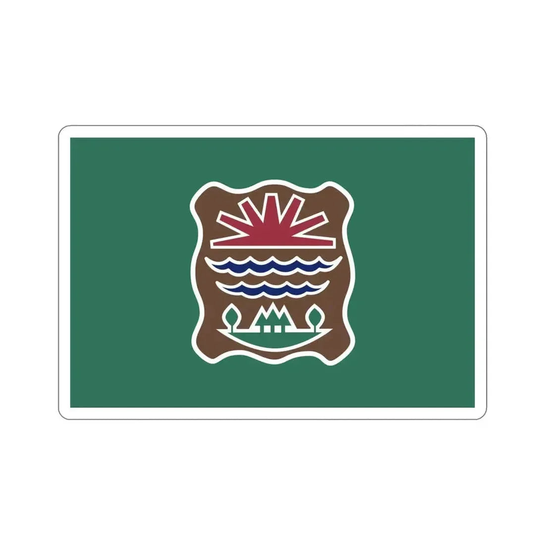 Flag of Western Abenaki STICKER Vinyl Die-Cut Decal - The Sticker Space