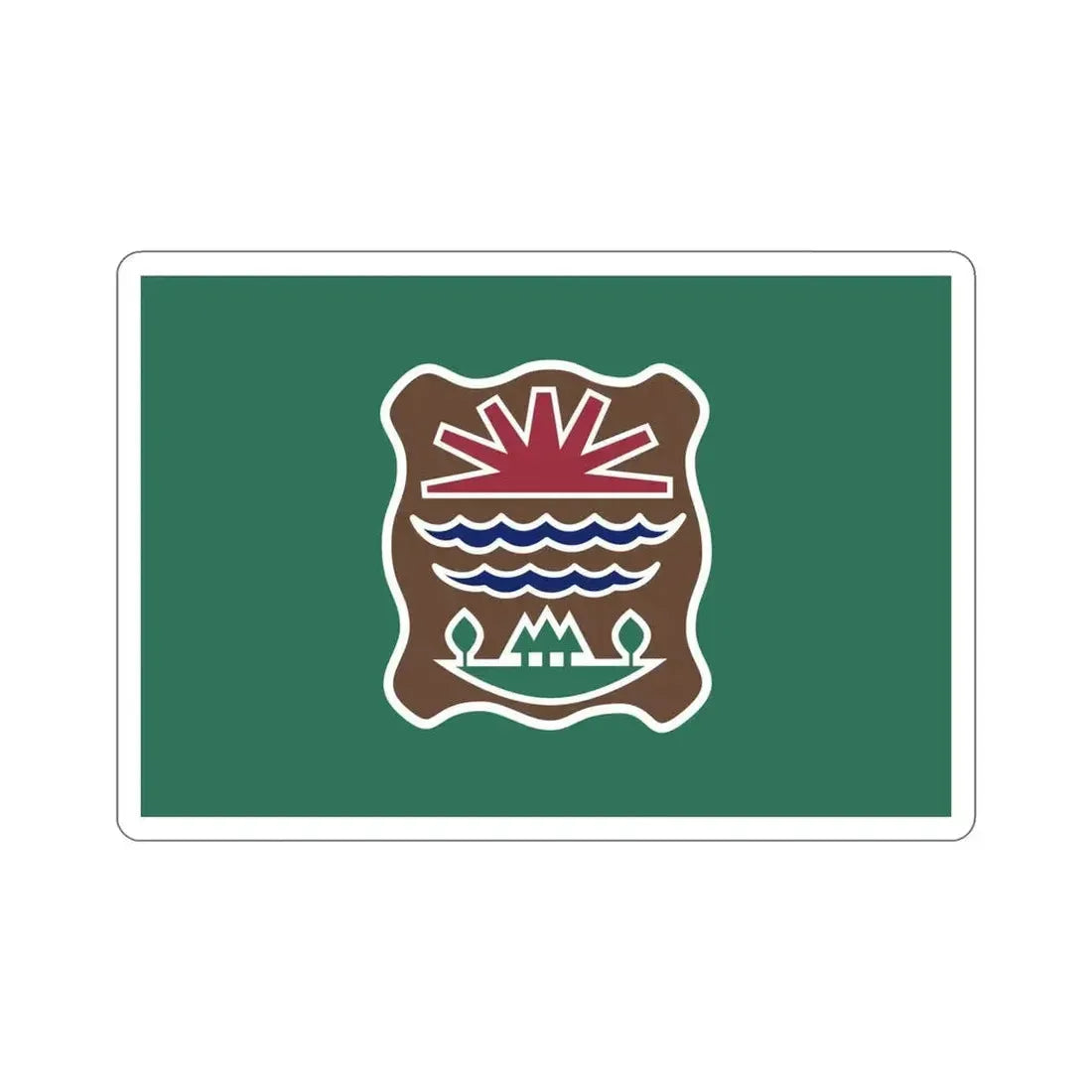 Flag of Western Abenaki STICKER Vinyl Die-Cut Decal - The Sticker Space