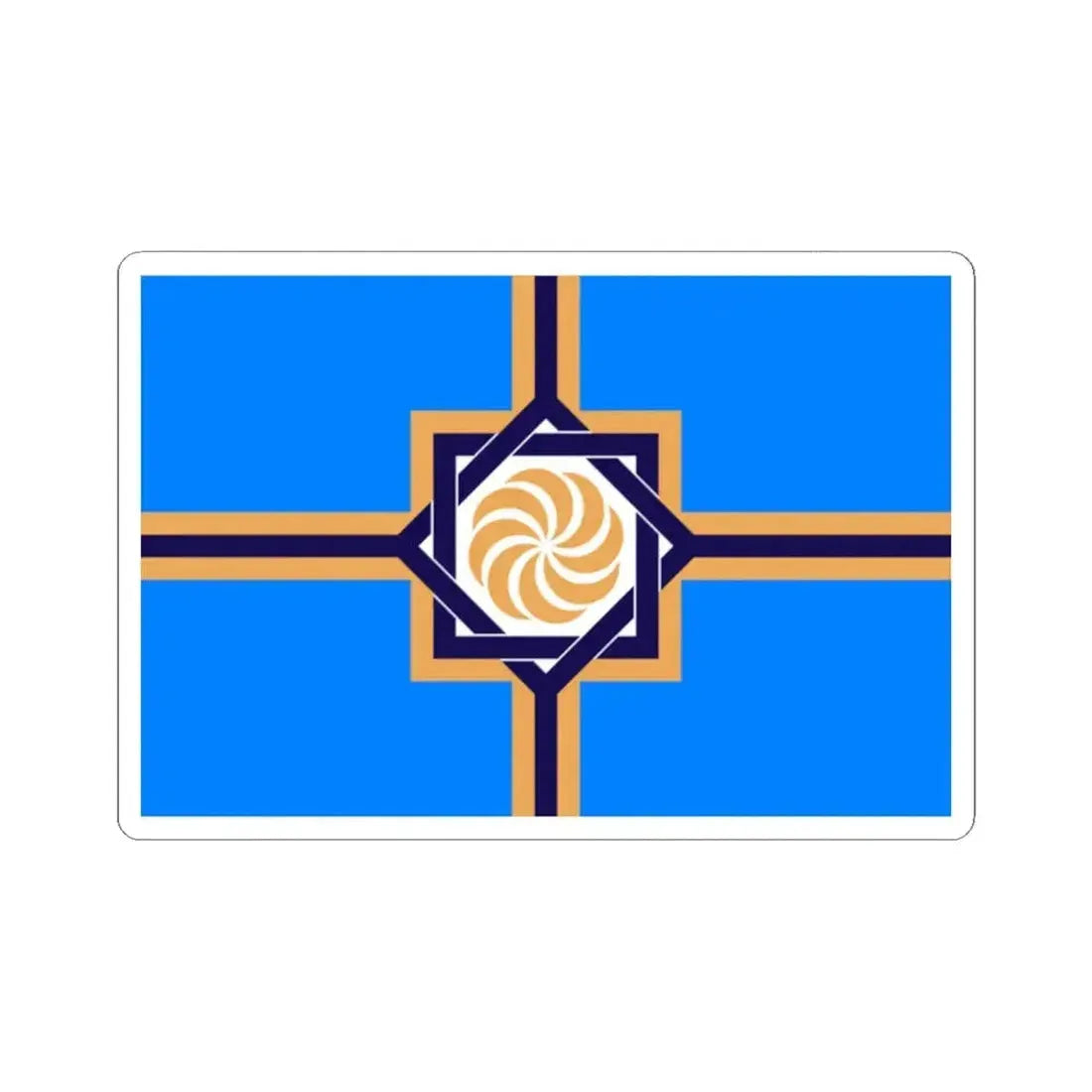 Flag of Western Armenia (Armenia) STICKER Vinyl Kiss-Cut Decal 2 Inch White - The Sticker Space