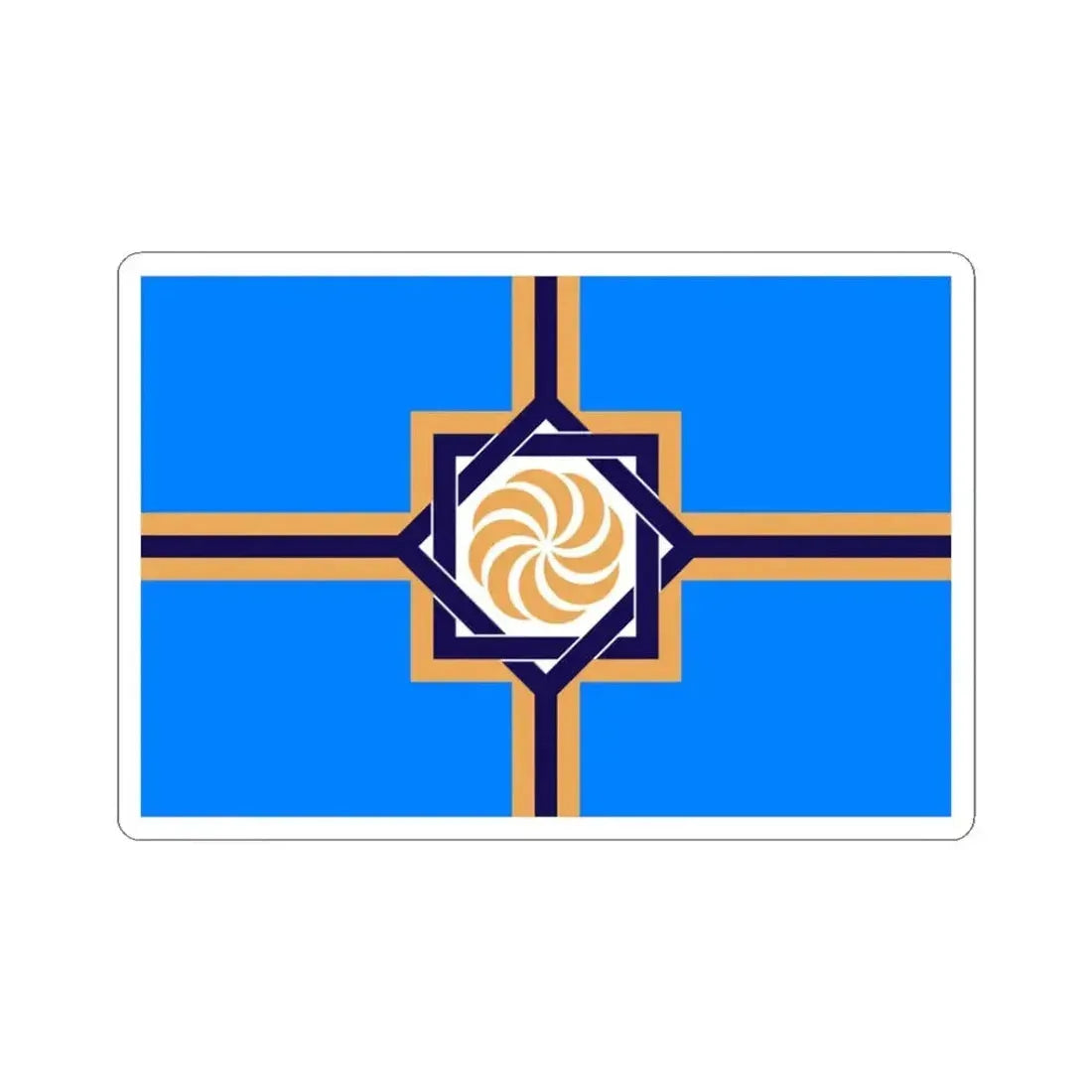 Flag of Western Armenia (Armenia) STICKER Vinyl Kiss-Cut Decal 3 Inch White - The Sticker Space