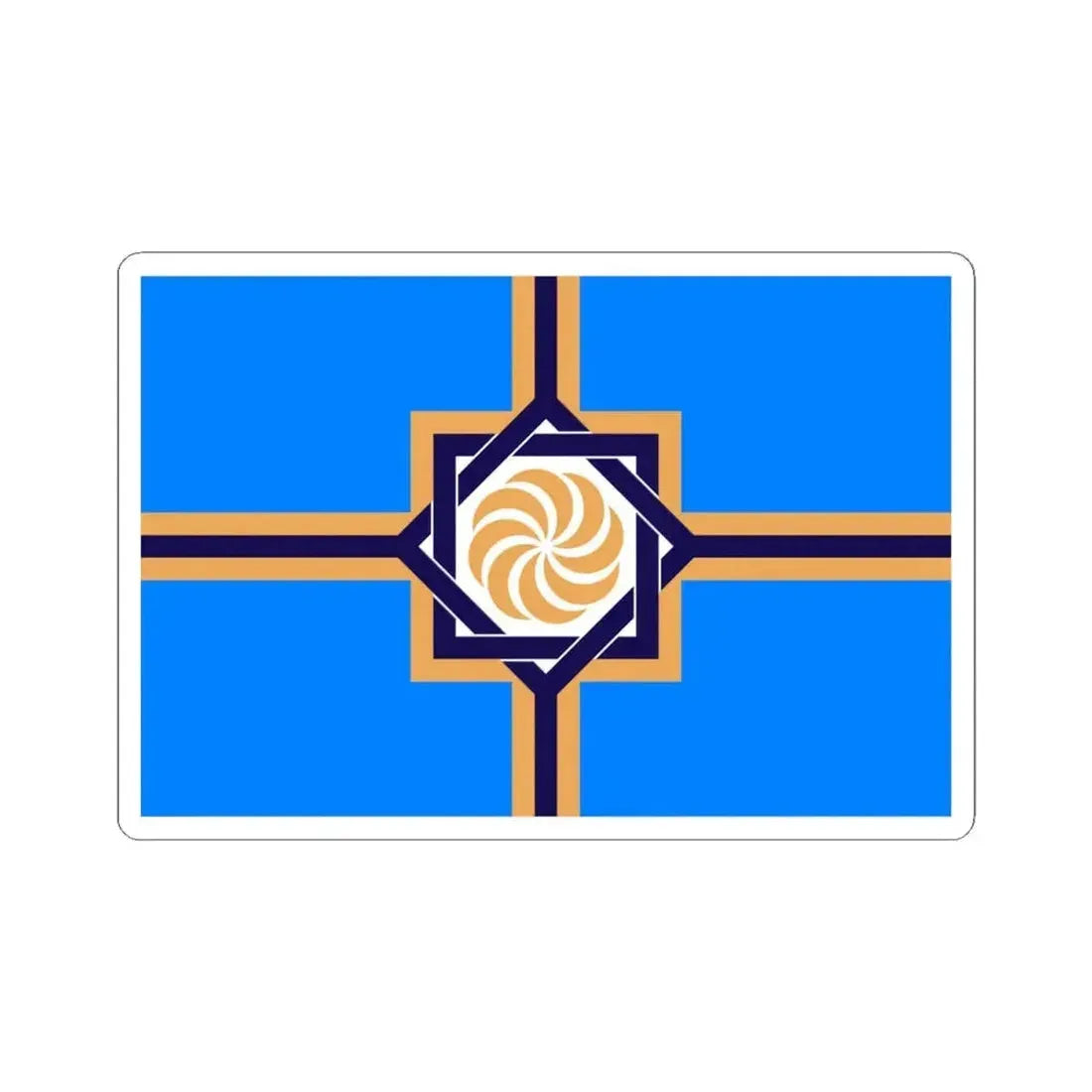 Flag of Western Armenia (Armenia) STICKER Vinyl Kiss-Cut Decal 4 Inch White - The Sticker Space