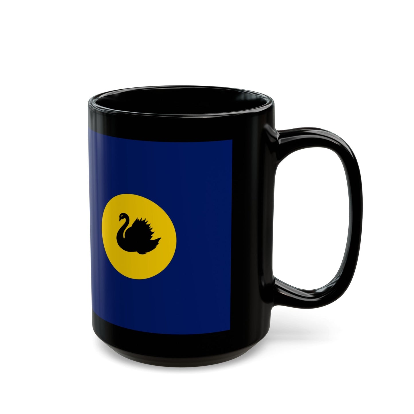 Flag of Western Australia - Black Coffee Mug-The Sticker Space