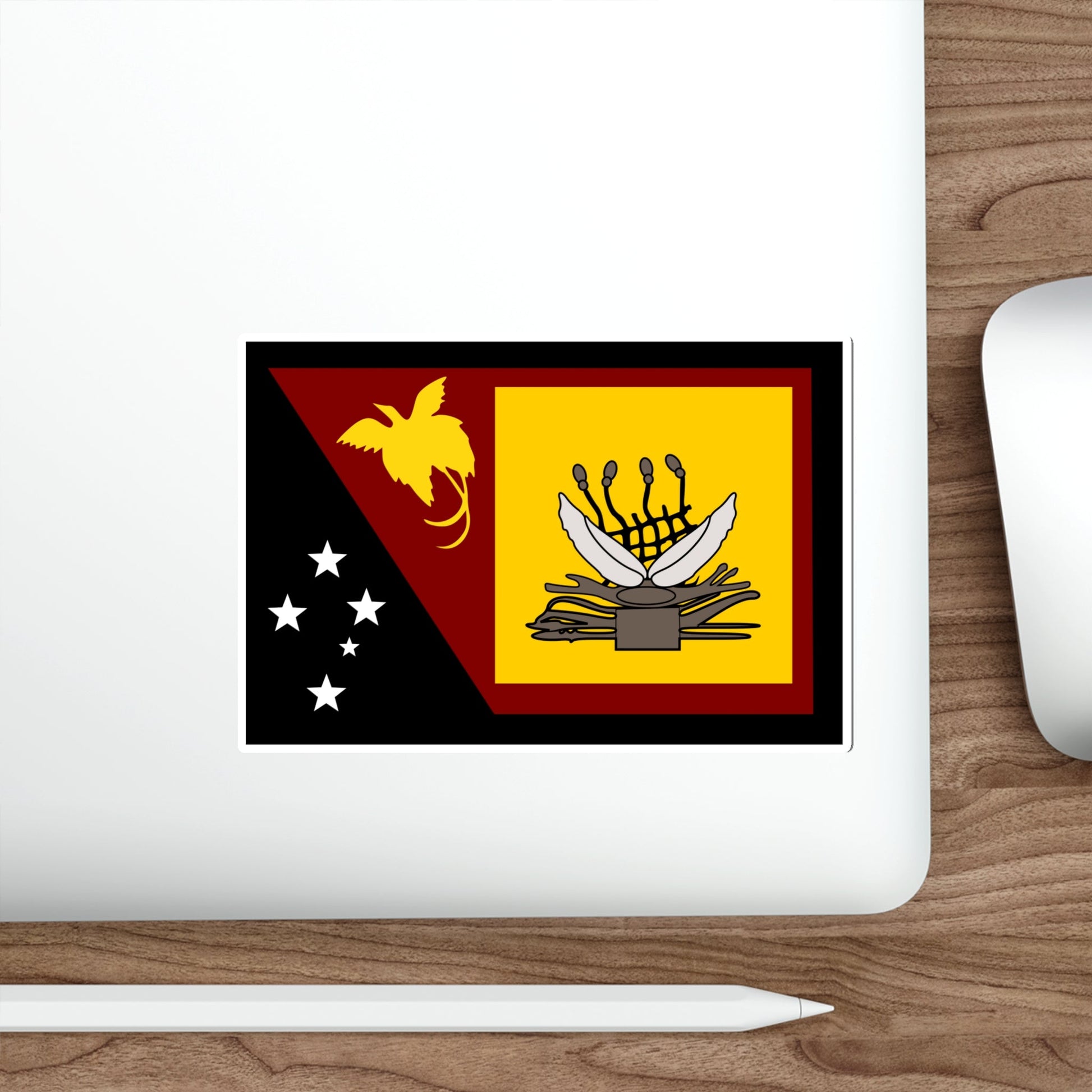 Flag of Western Province Papa New Guinea STICKER Vinyl Die-Cut Decal-The Sticker Space