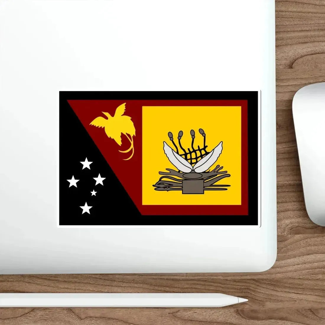 Flag of Western Province Papa New Guinea STICKER Vinyl Die-Cut Decal - The Sticker Space