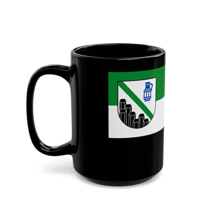 Flag of Westerwaldkreis Germany - Black Coffee Mug-The Sticker Space