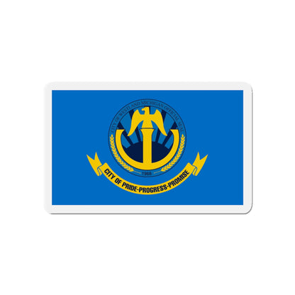 Flag of Westland Michigan - Die-Cut Magnet-4" x 4"-The Sticker Space