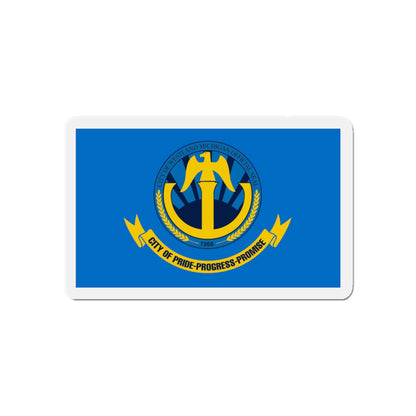 Flag of Westland Michigan - Die-Cut Magnet-5" x 5"-The Sticker Space