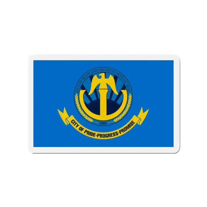 Flag of Westland Michigan - Refrigerator Magnet 2 Inch - The Sticker Space