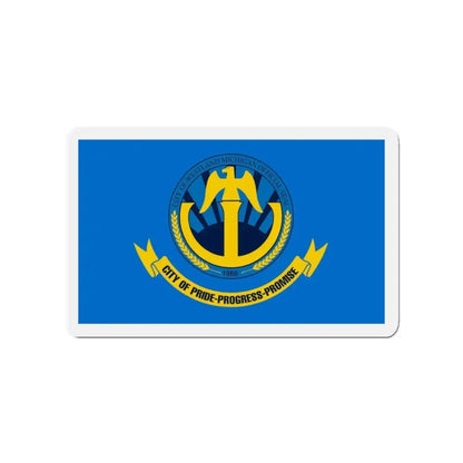 Flag of Westland Michigan - Refrigerator Magnet 3 Inch - The Sticker Space